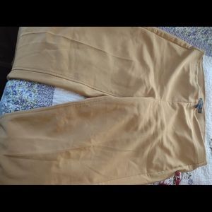 Mustard yellow dress pants